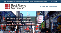 Desktop Screenshot of bestphonenumbers.com